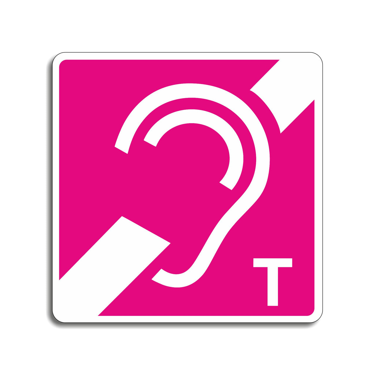 T Hearing Loop Sign