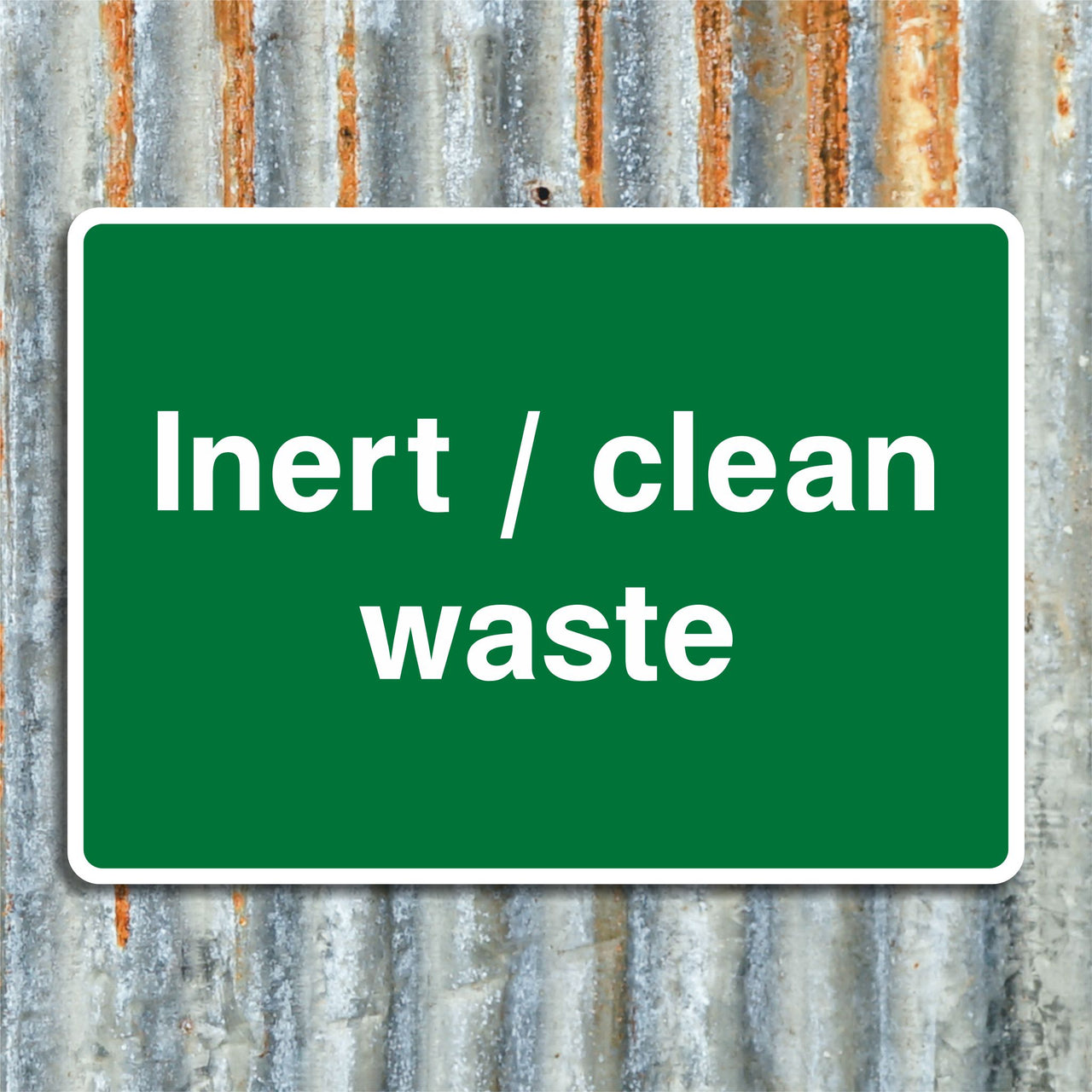 Insert / Clean Waste Sign