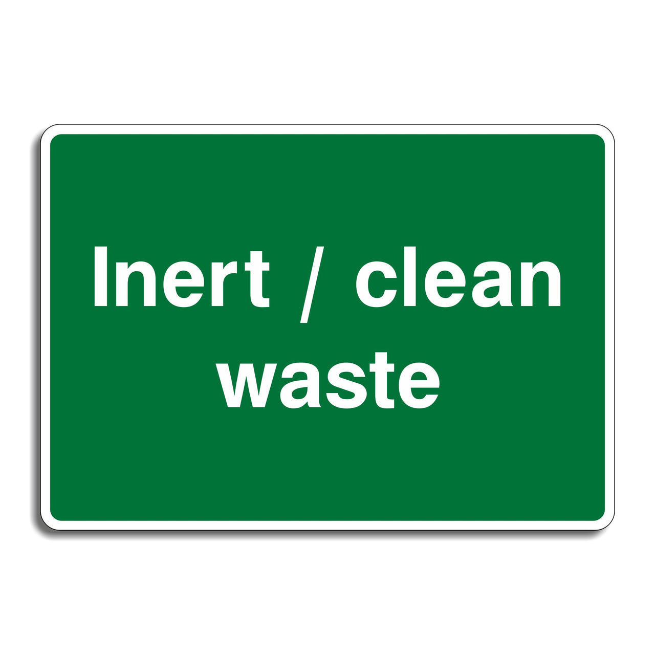 Insert / Clean Waste Sign