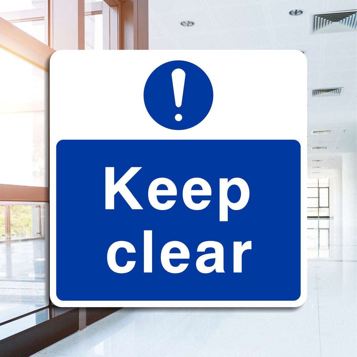 Clear Sign Log In Keep Clear Sign