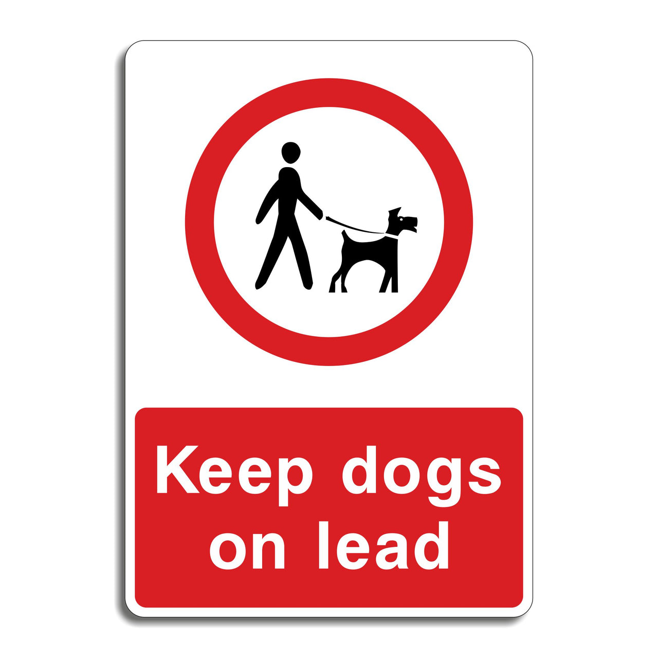 Keep Dogs on Lead Signs