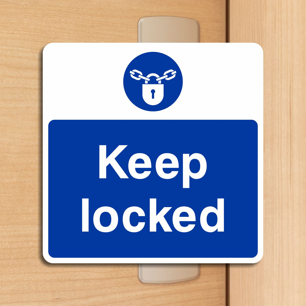 Keep Locked Sign
