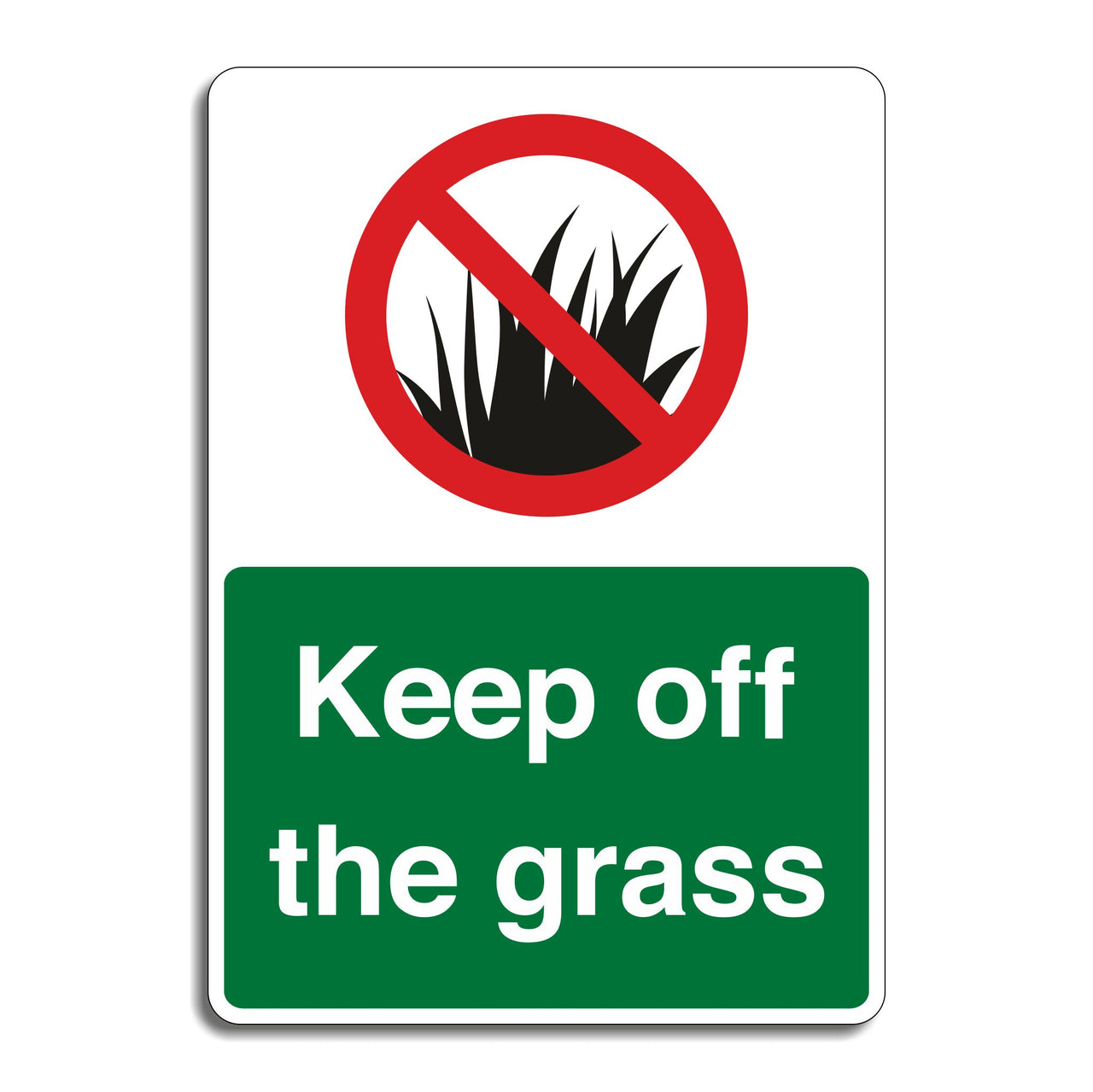 Keep Off The Grass Sign