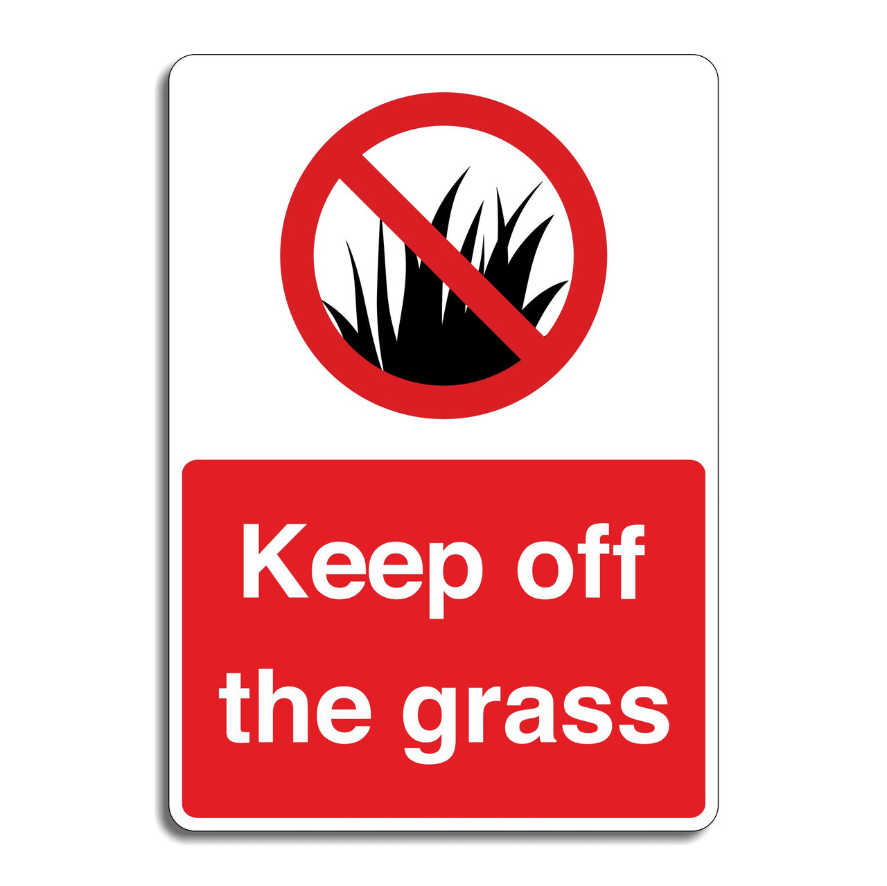Keep Off The Grass Sign