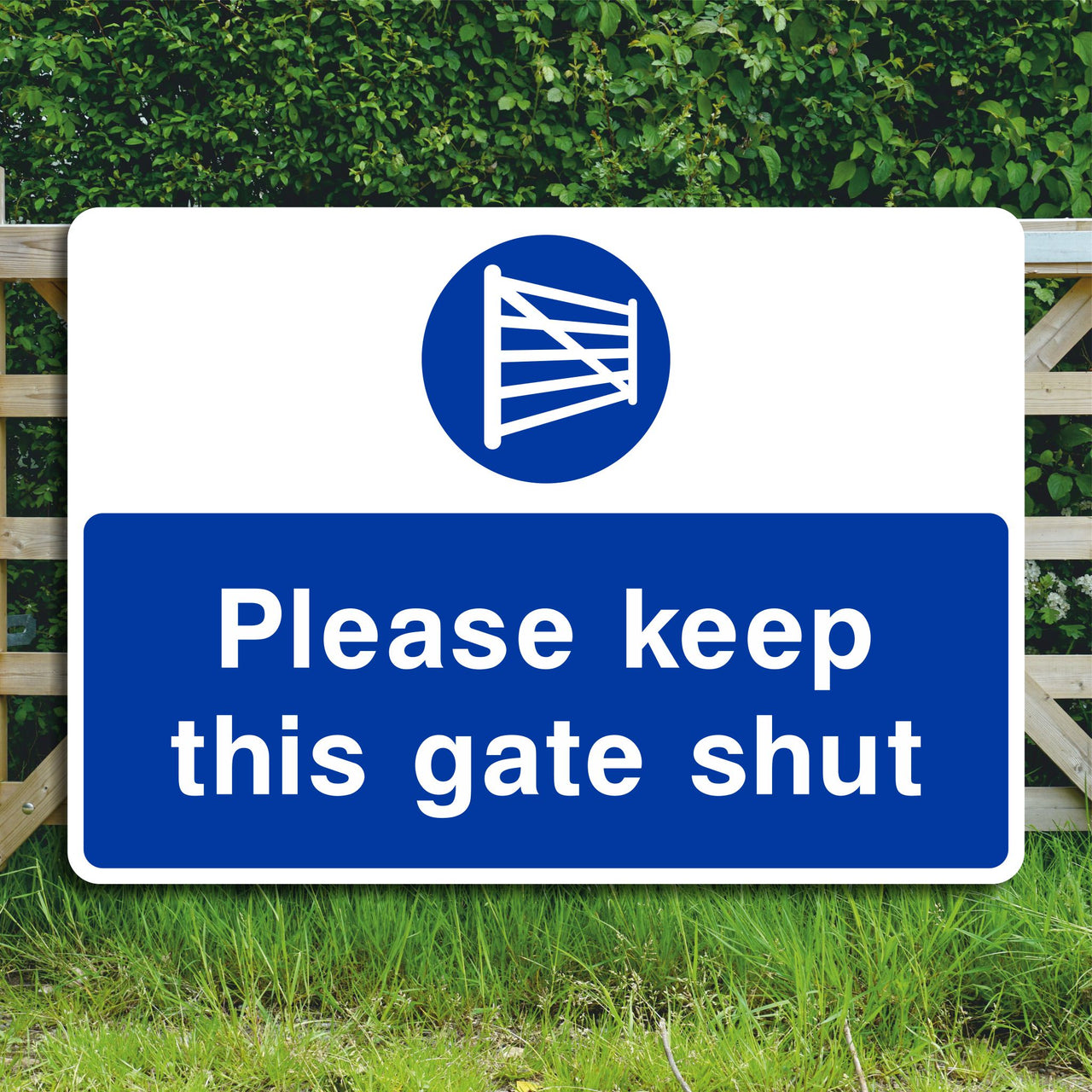 Please Keep This Gate Shut Sign