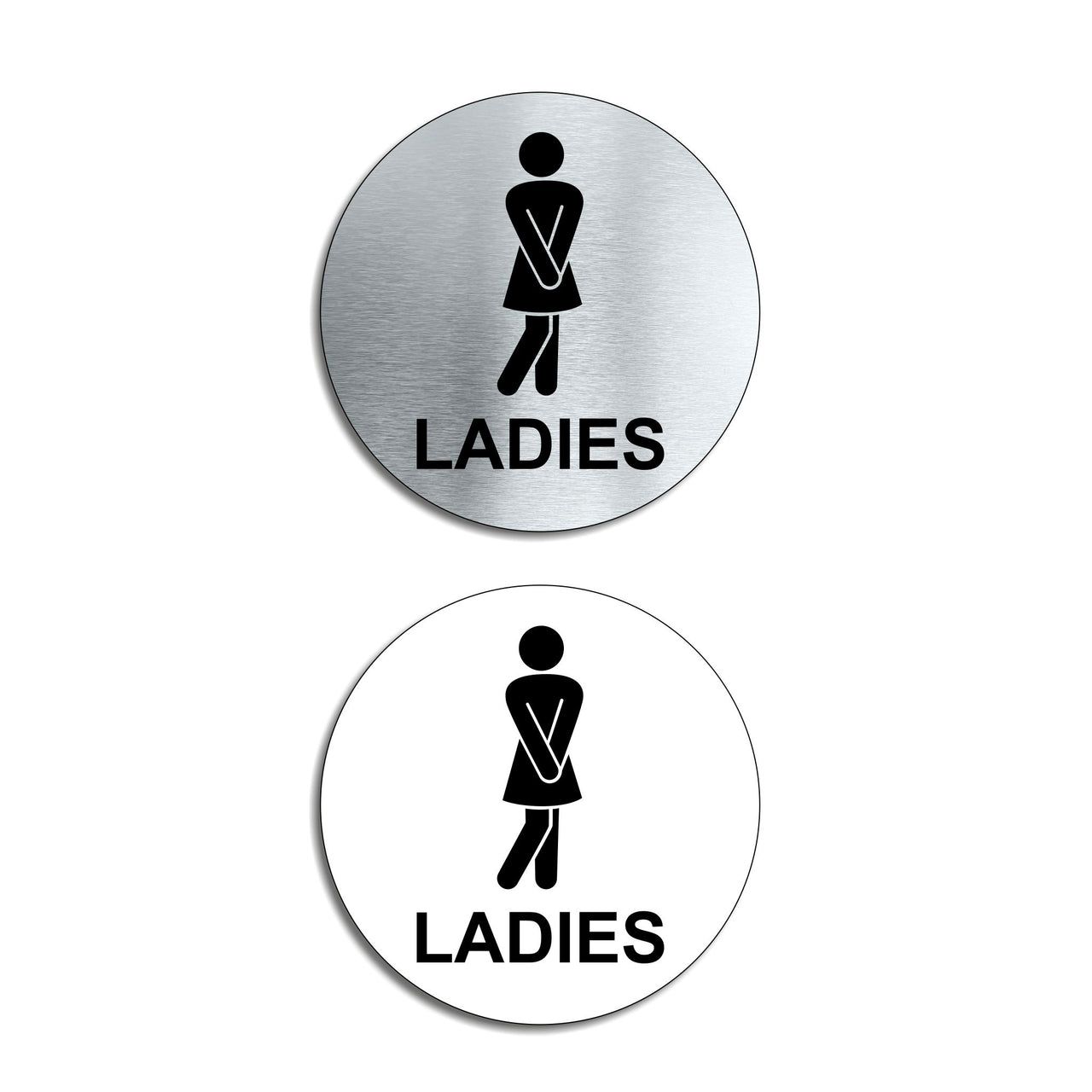 Humorous Ladies Toilet Door Sign