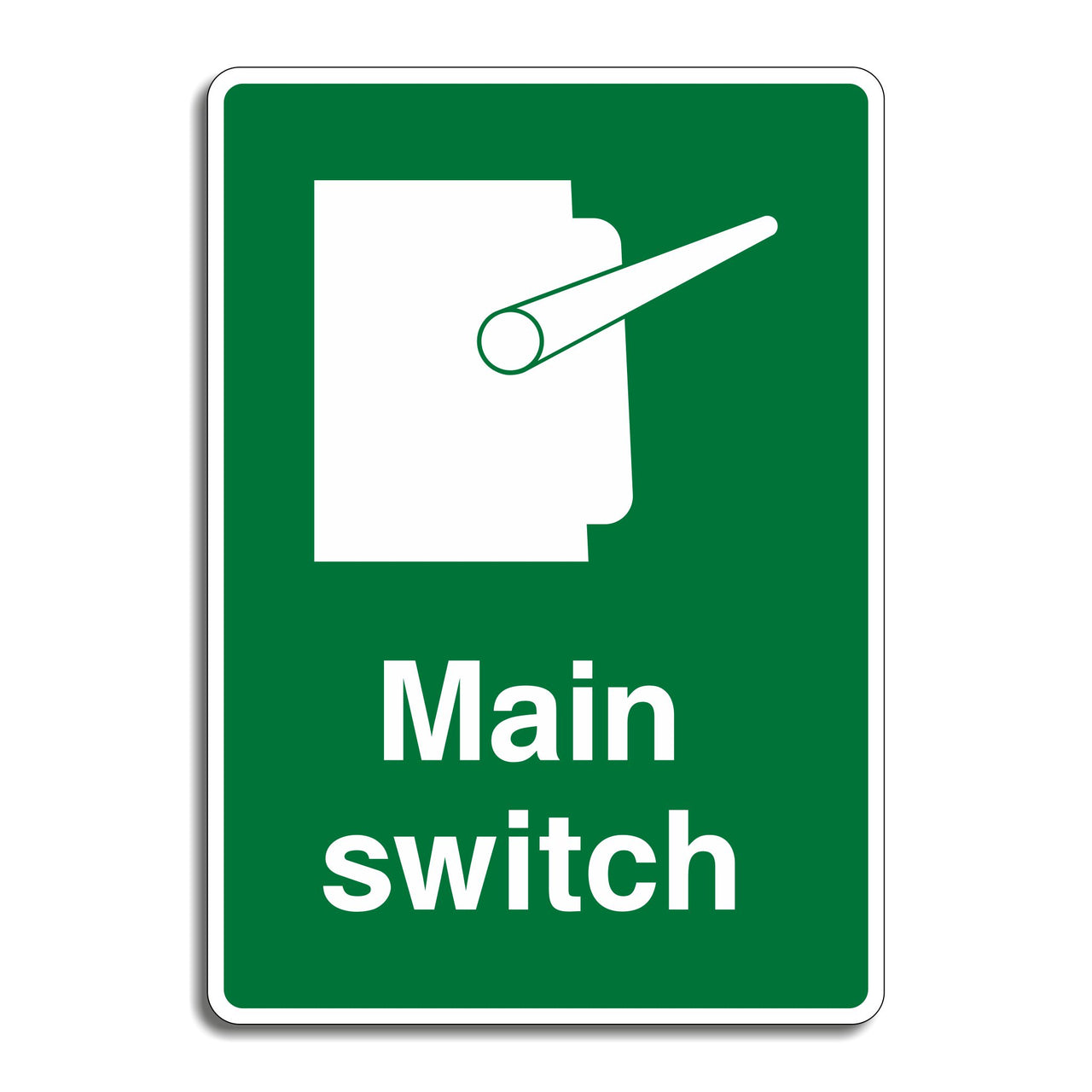 Main Switch Sign