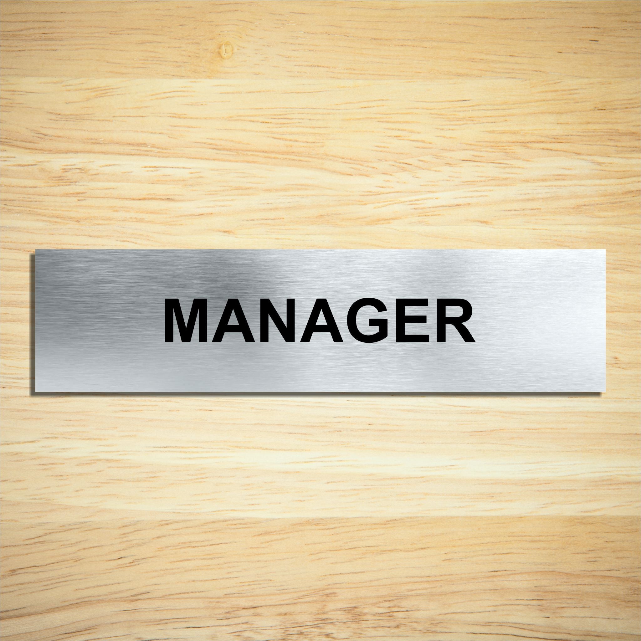 Manager Door Sign