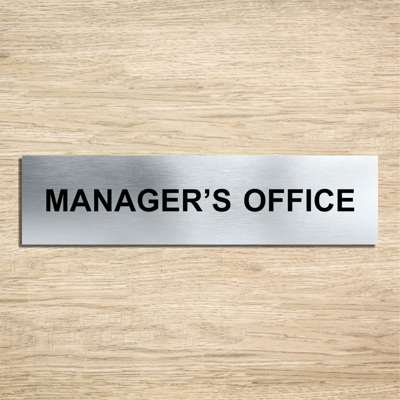 Manager's Office Door Sign