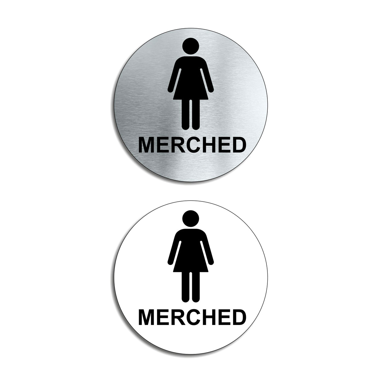 Merched - Welsh Language Ladies Toilet Door Sign