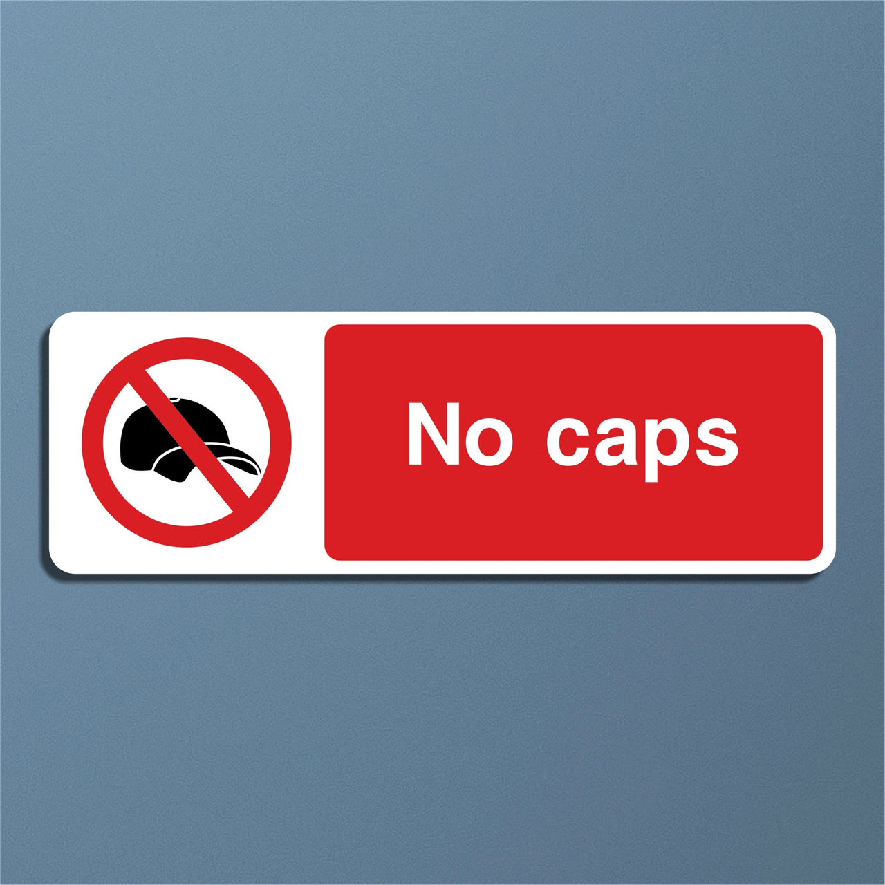 No Caps Sign