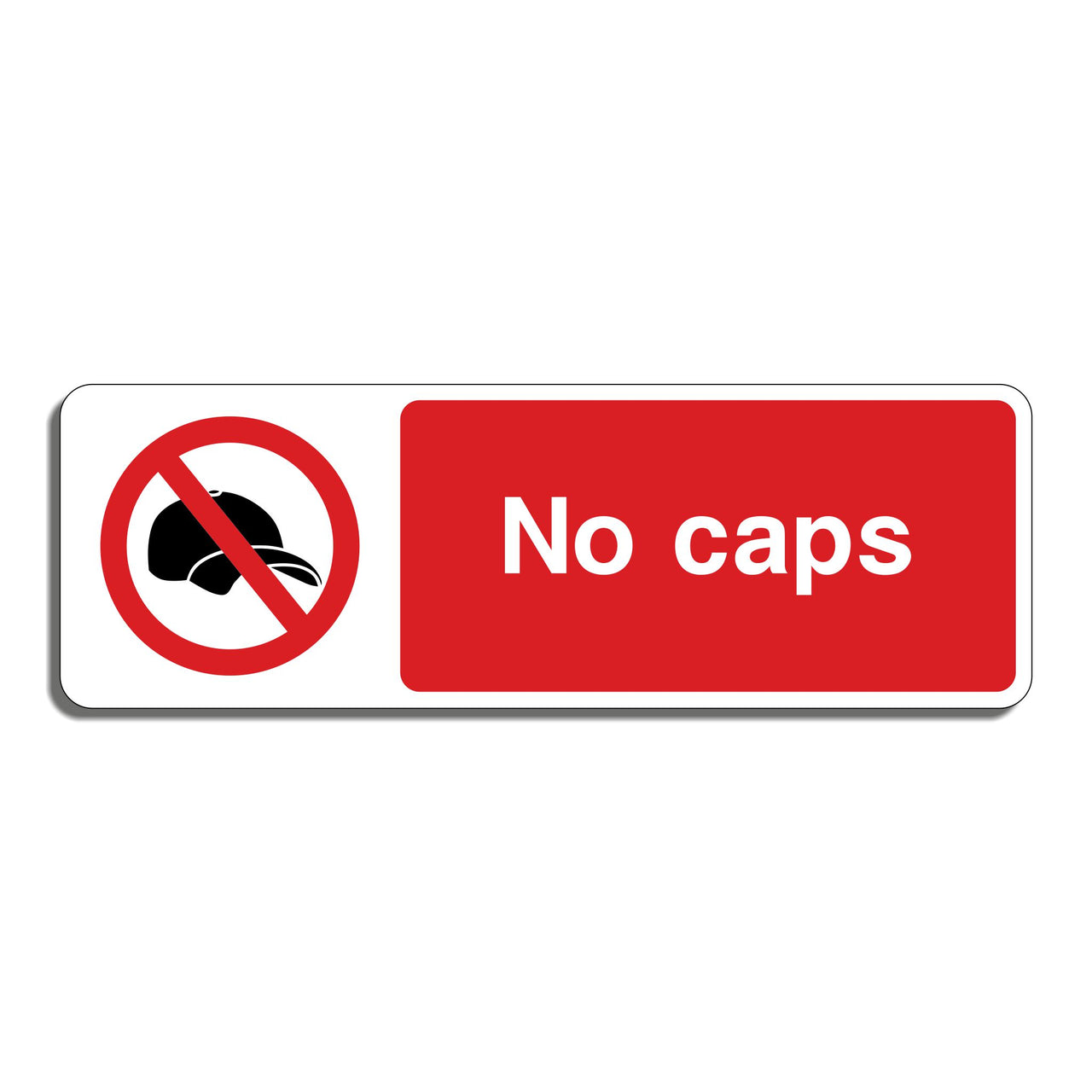 No Caps Sign