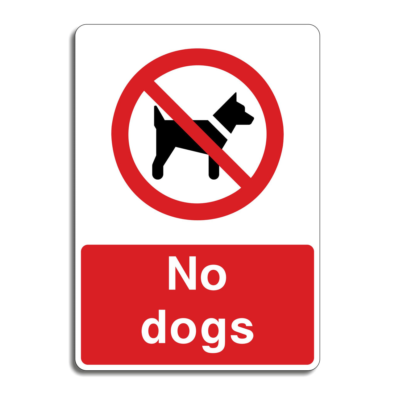 No Dogs Sign