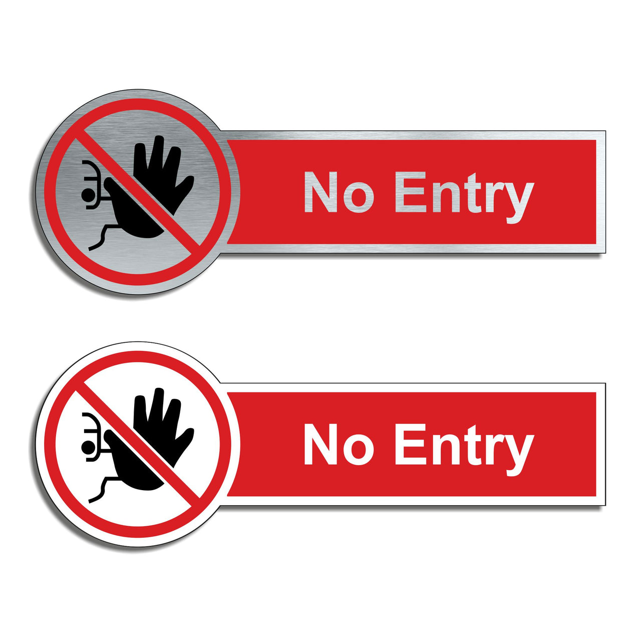 No Entry Door Sign
