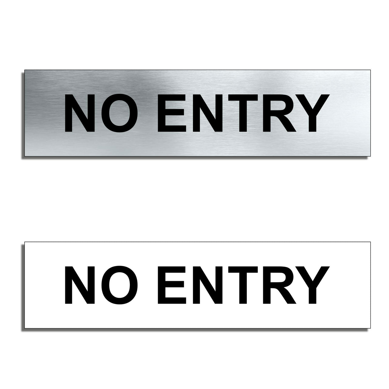 No Entry Door Sign