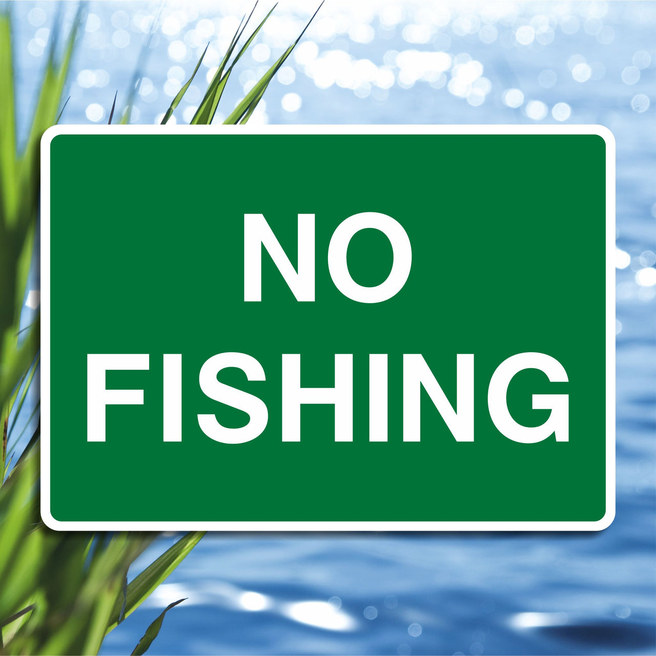 No Fishing Sign