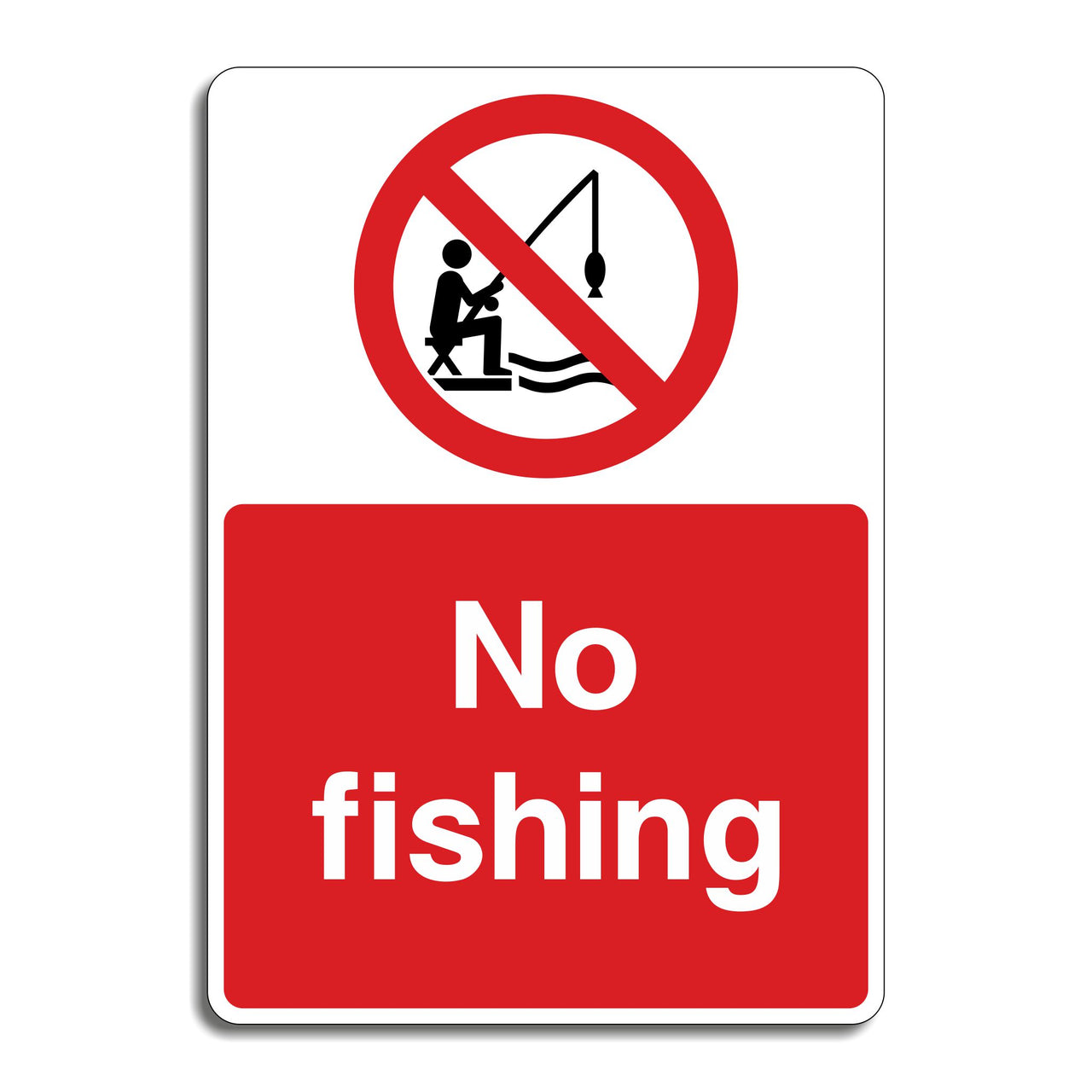 No Fishing Sign