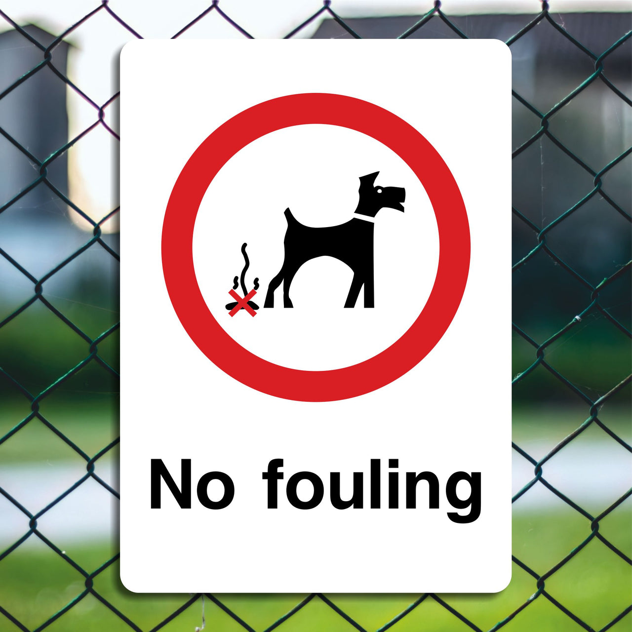 No Fouling Sign