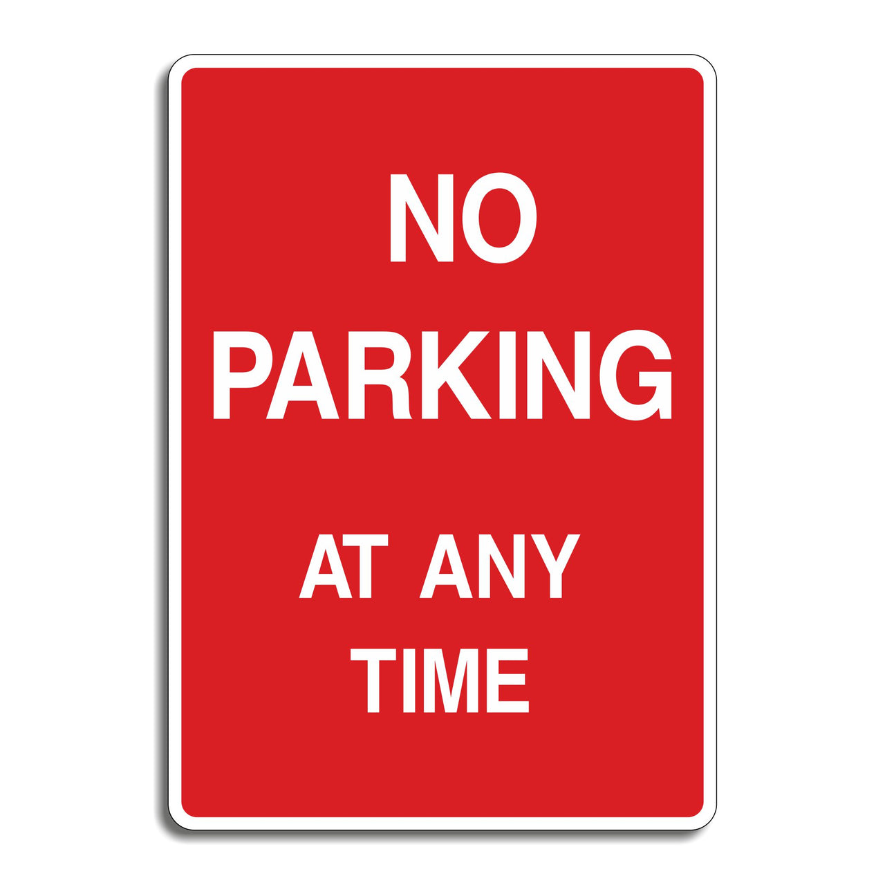 No Parking At Any Time Sign