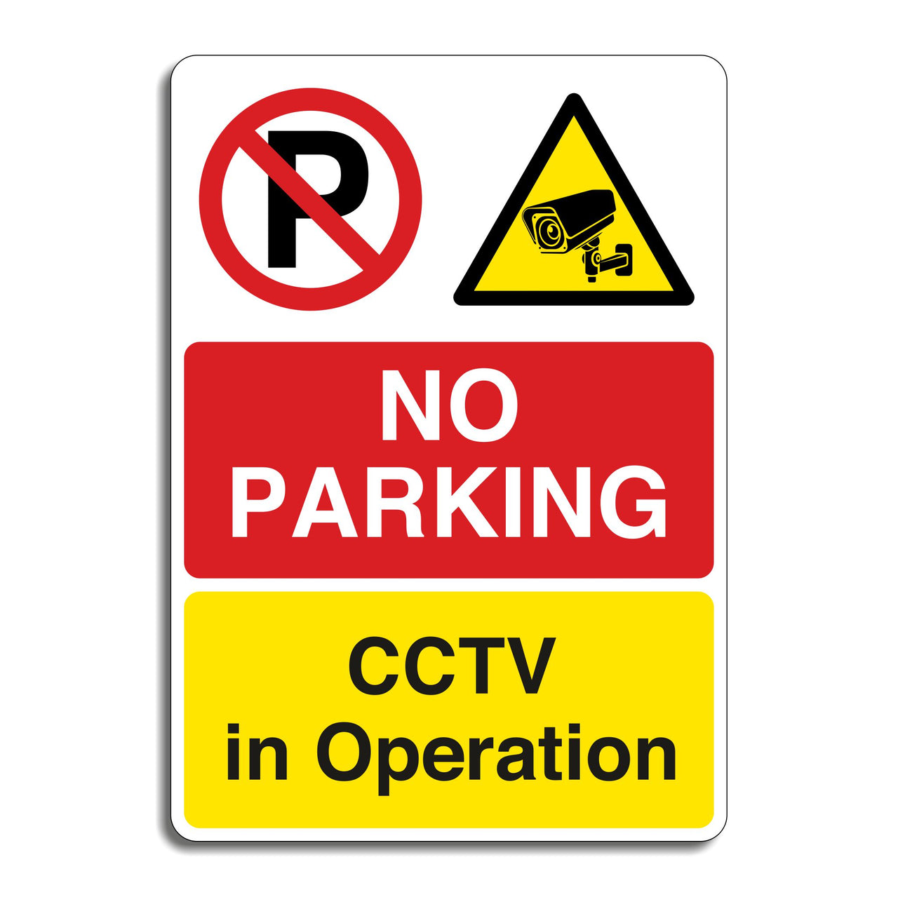 No Parking CCTV In Operation Sign
