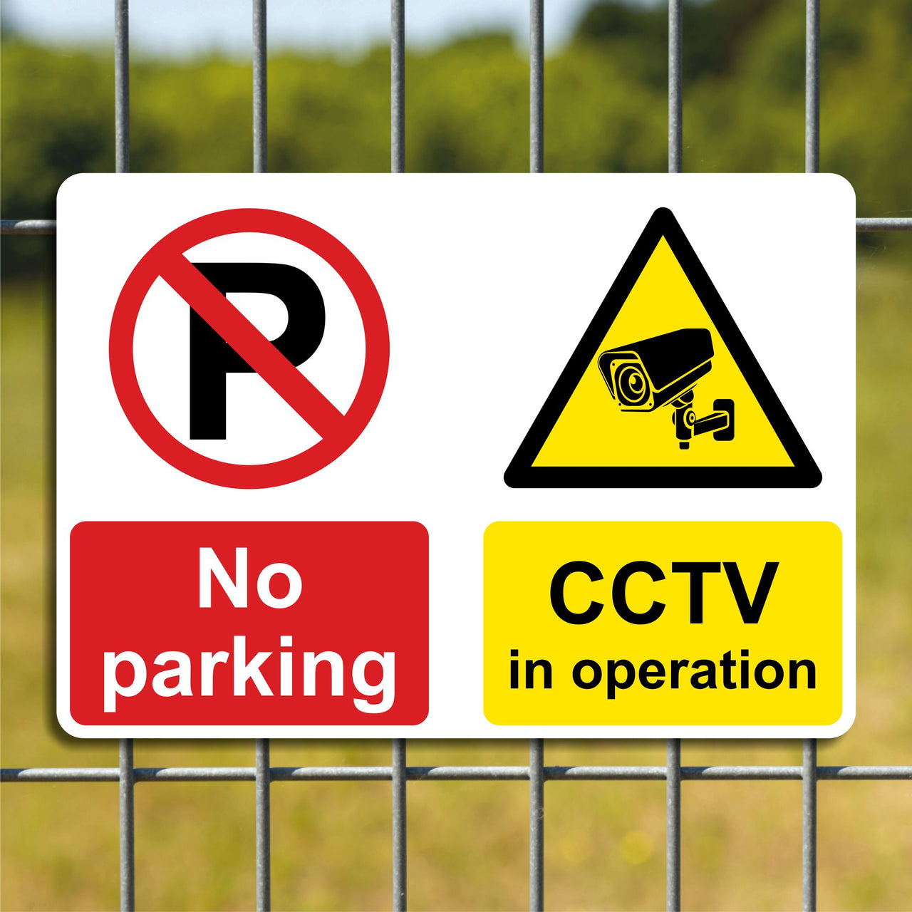 No Parking CCTV In Operation Sign
