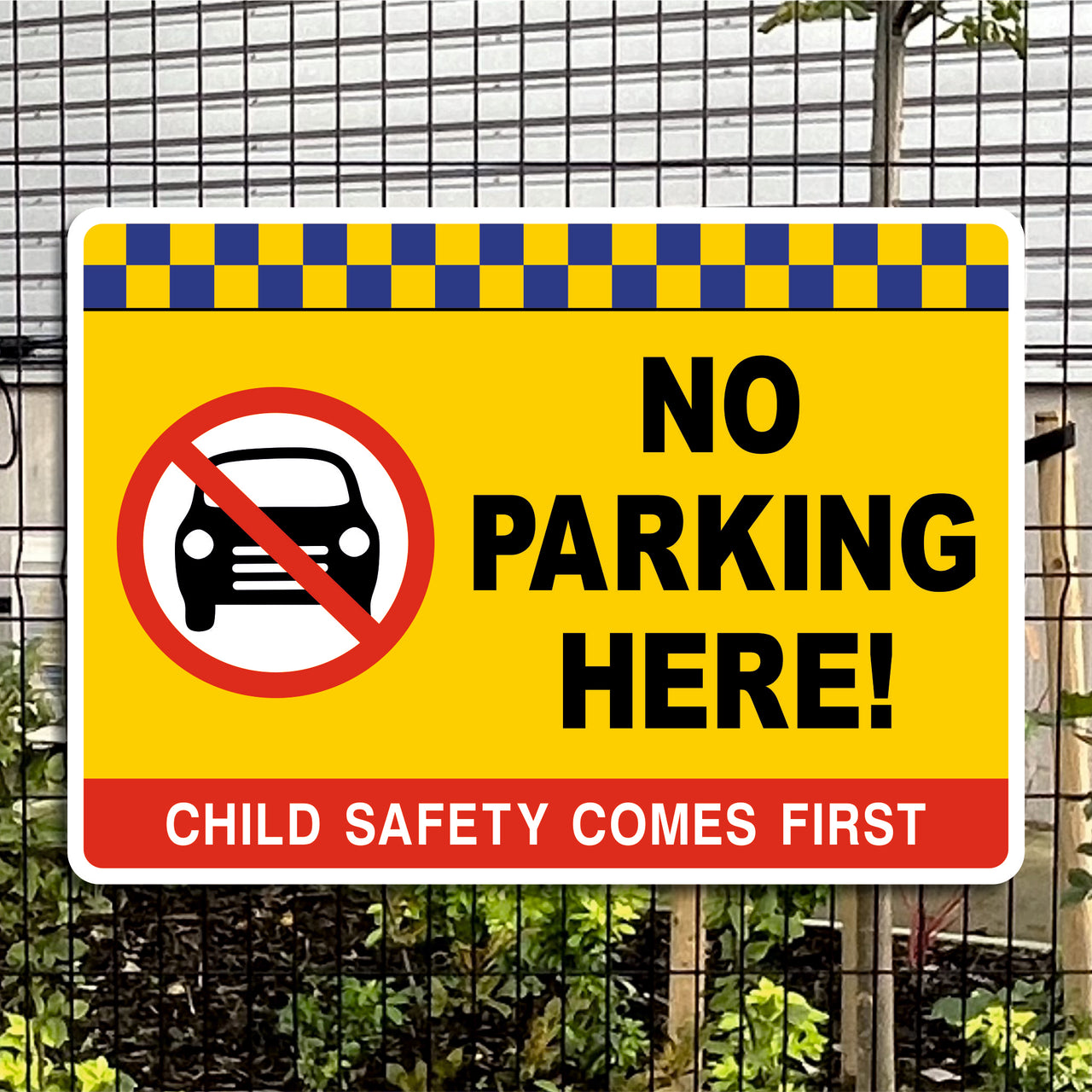 No Parking Here Child Safety Comes First School Safety Sign