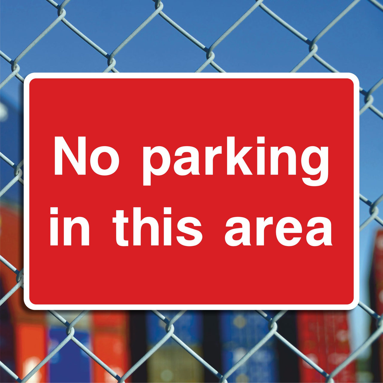 No Parking In This Area Sign