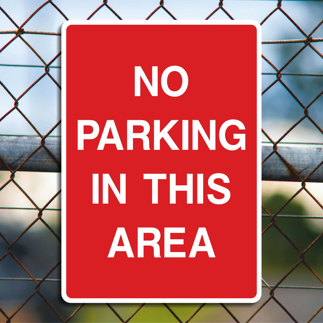 No Parking In This Area Sign