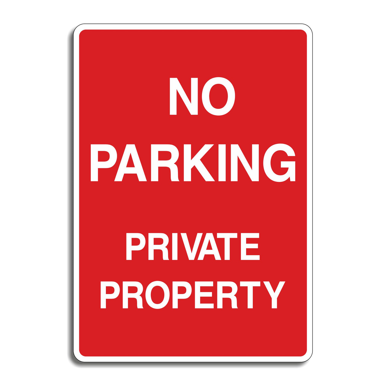 No Parking Private Property Sign