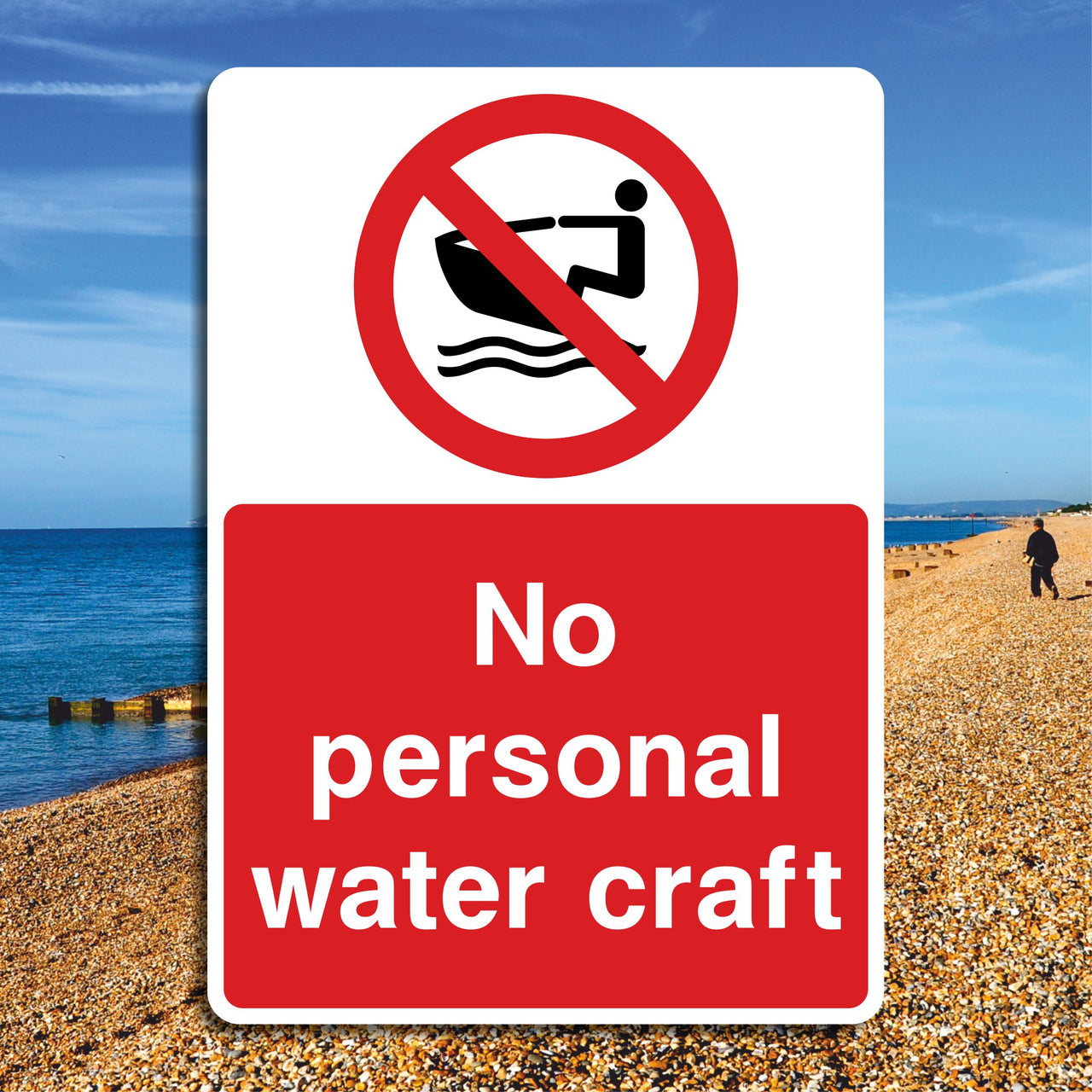 No Personal Water Craft Sign