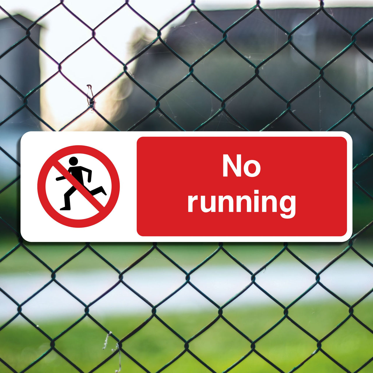 No Running Sign