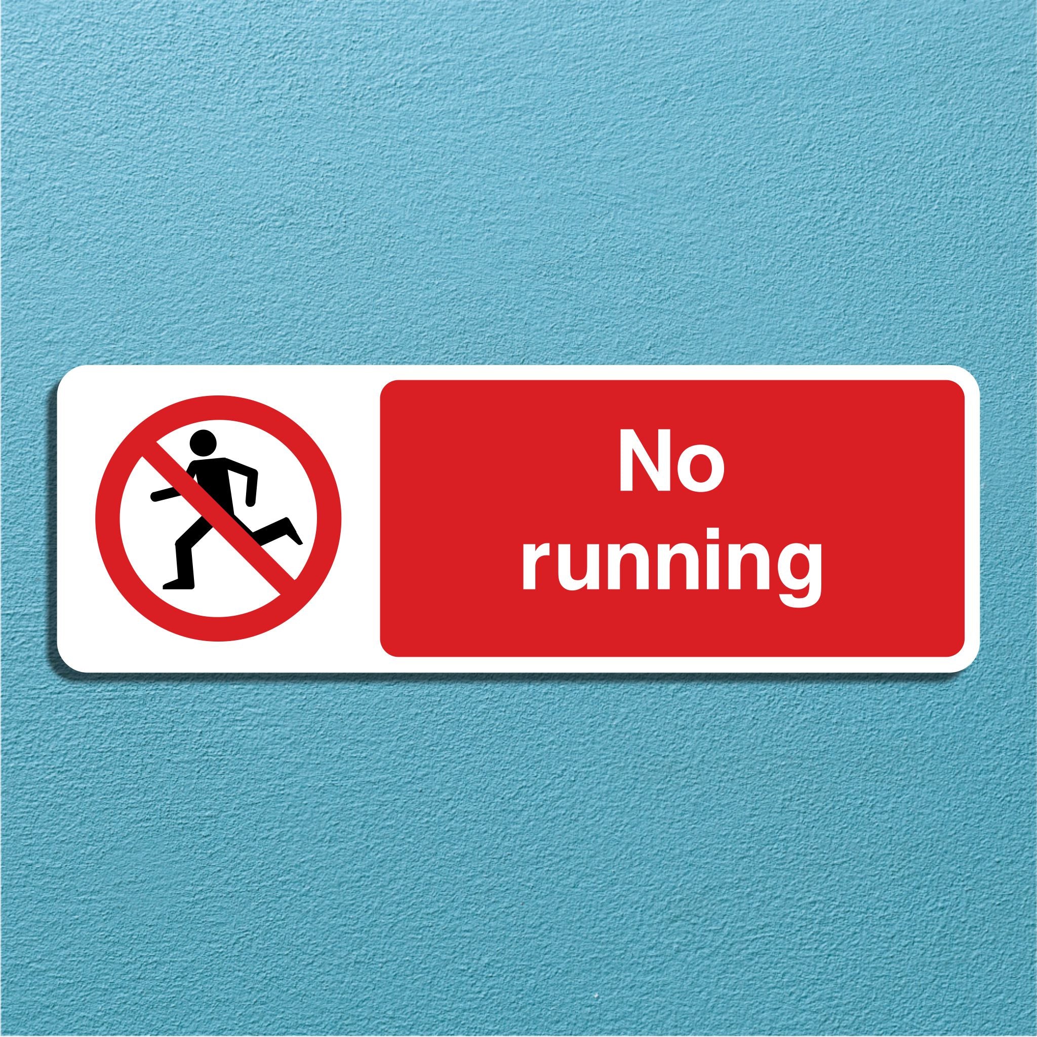 Non Running No Running Sign