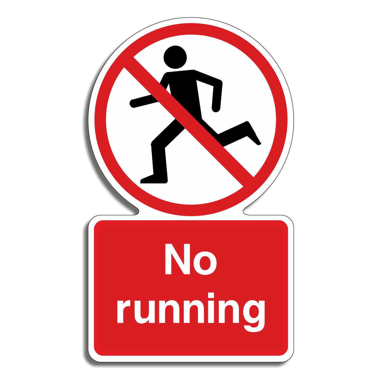 No Running Sign
