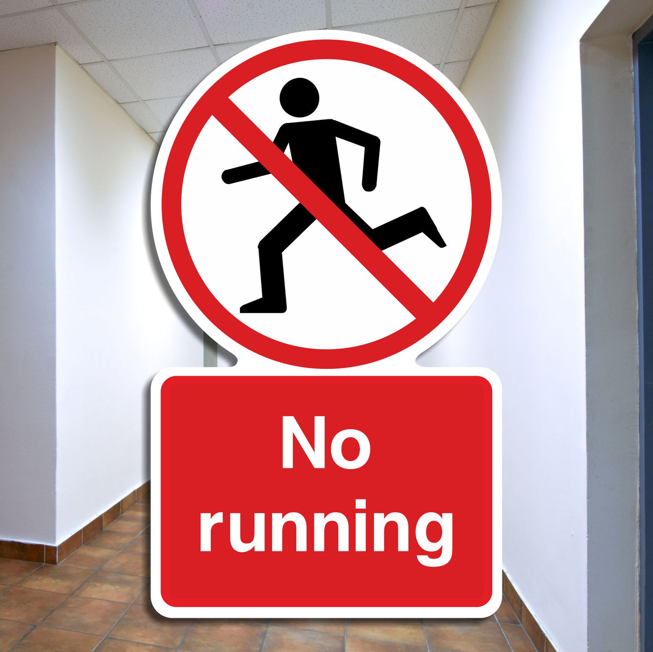 No Running Sign