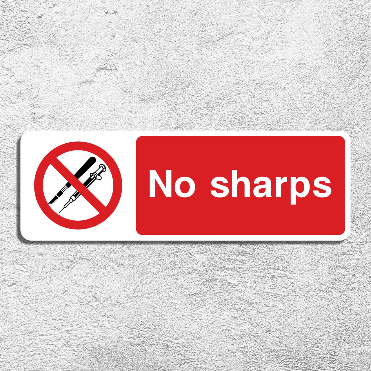 No Sharps Sign