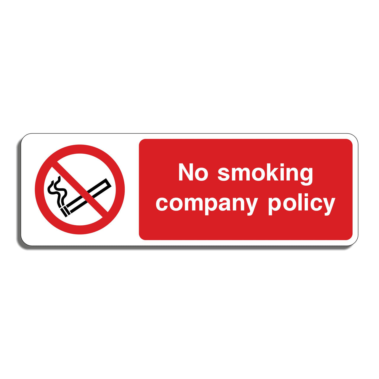 No Smoking Company Policy Sign