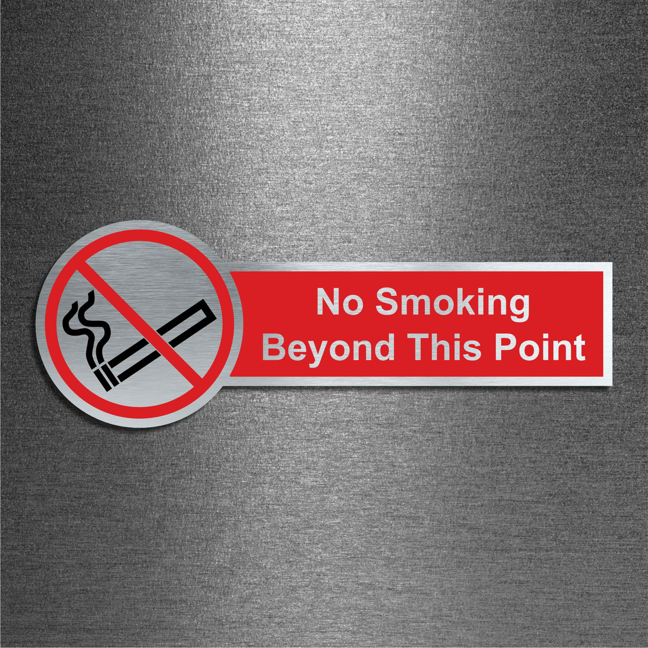 No Smoking Beyond This Point Sign