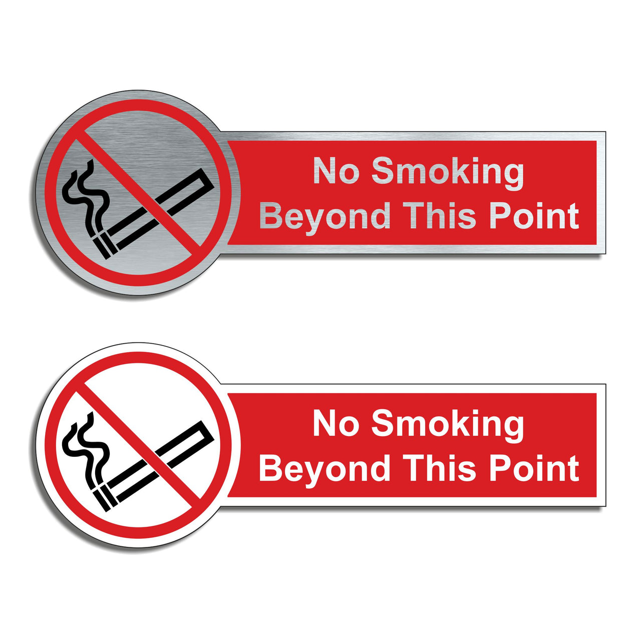 No Smoking Beyond This Point Sign