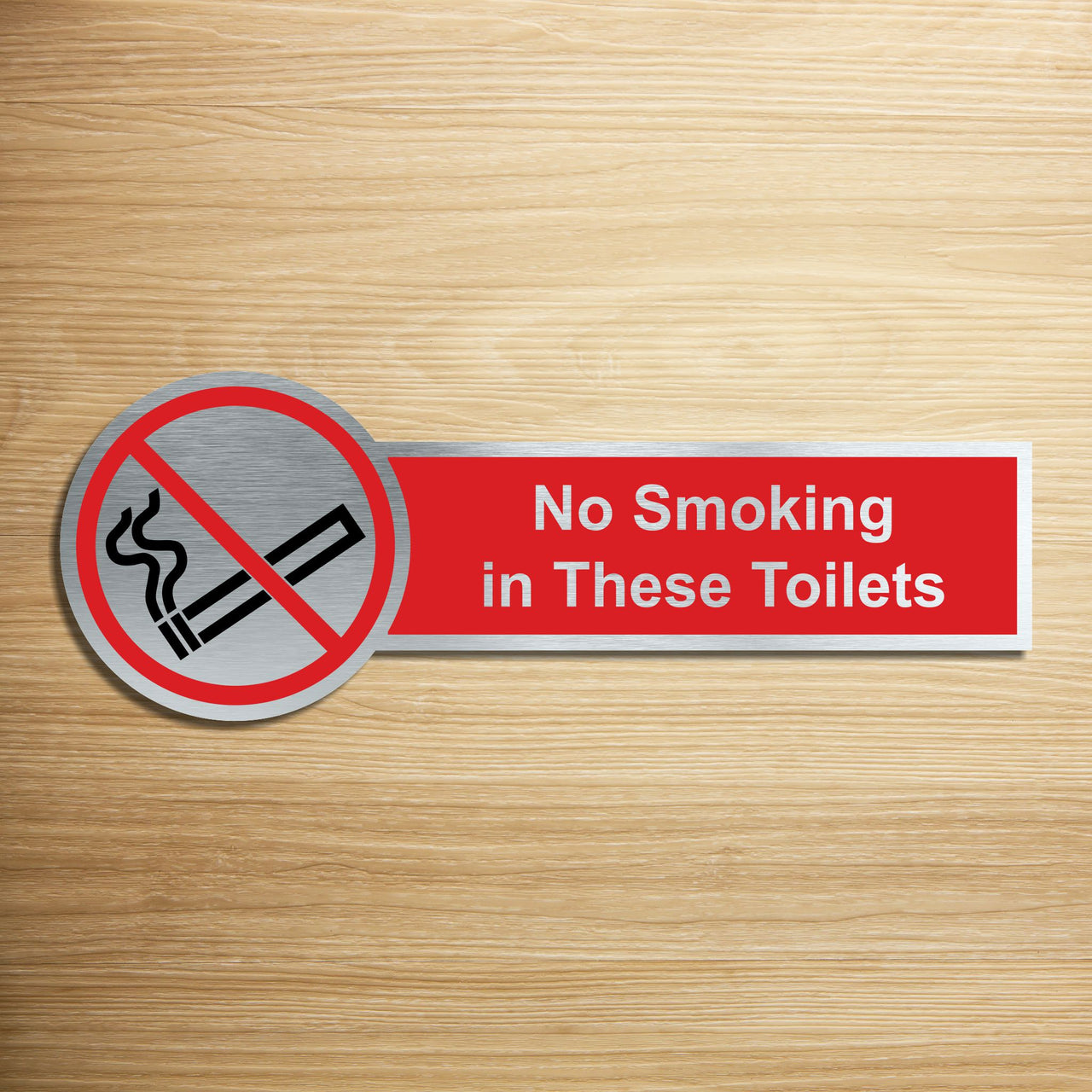 No Smoking in these Toilets Sign