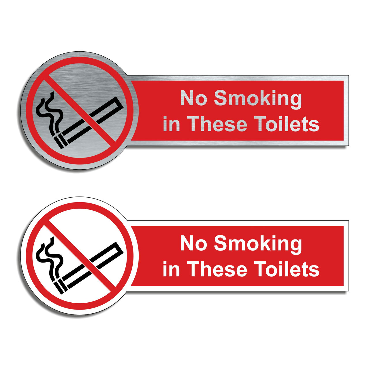 No Smoking in these Toilets Sign