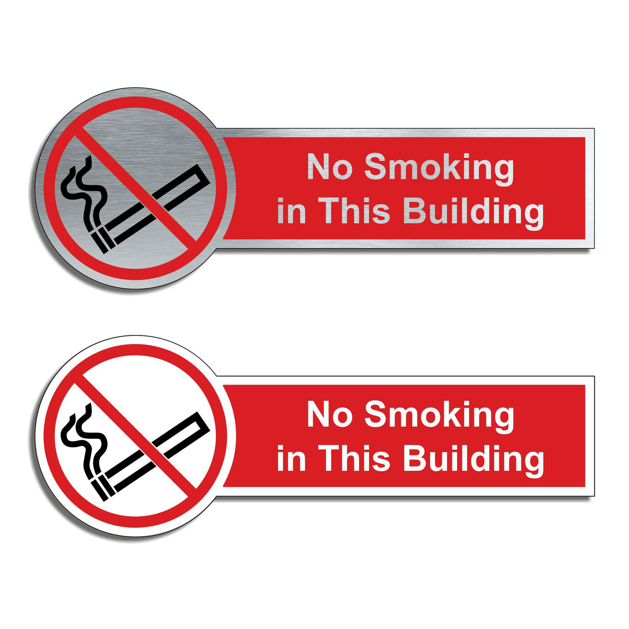 No Smoking in these Building Sign