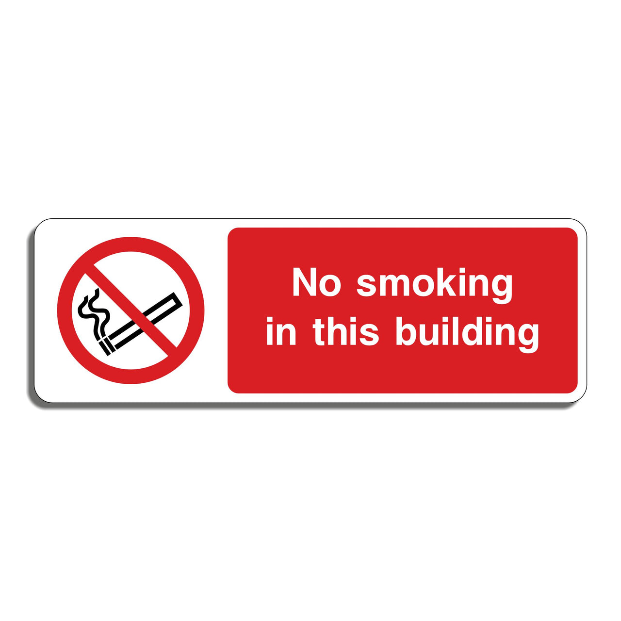 No Smoking In This Building Sign