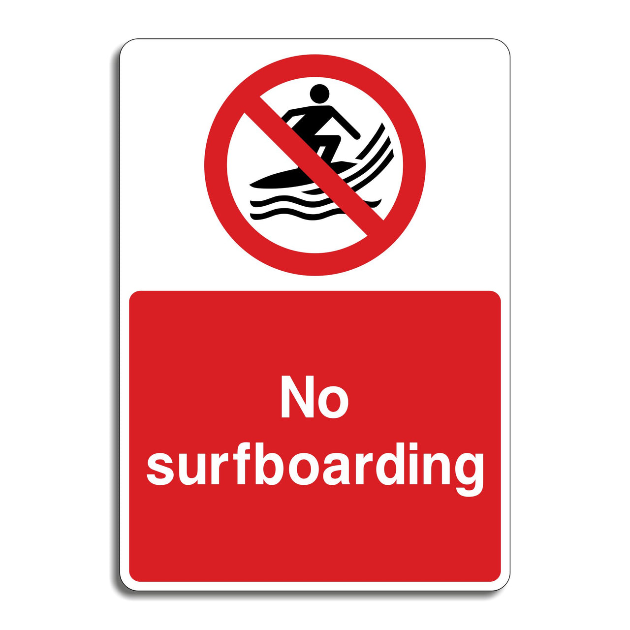 No Surfboarding