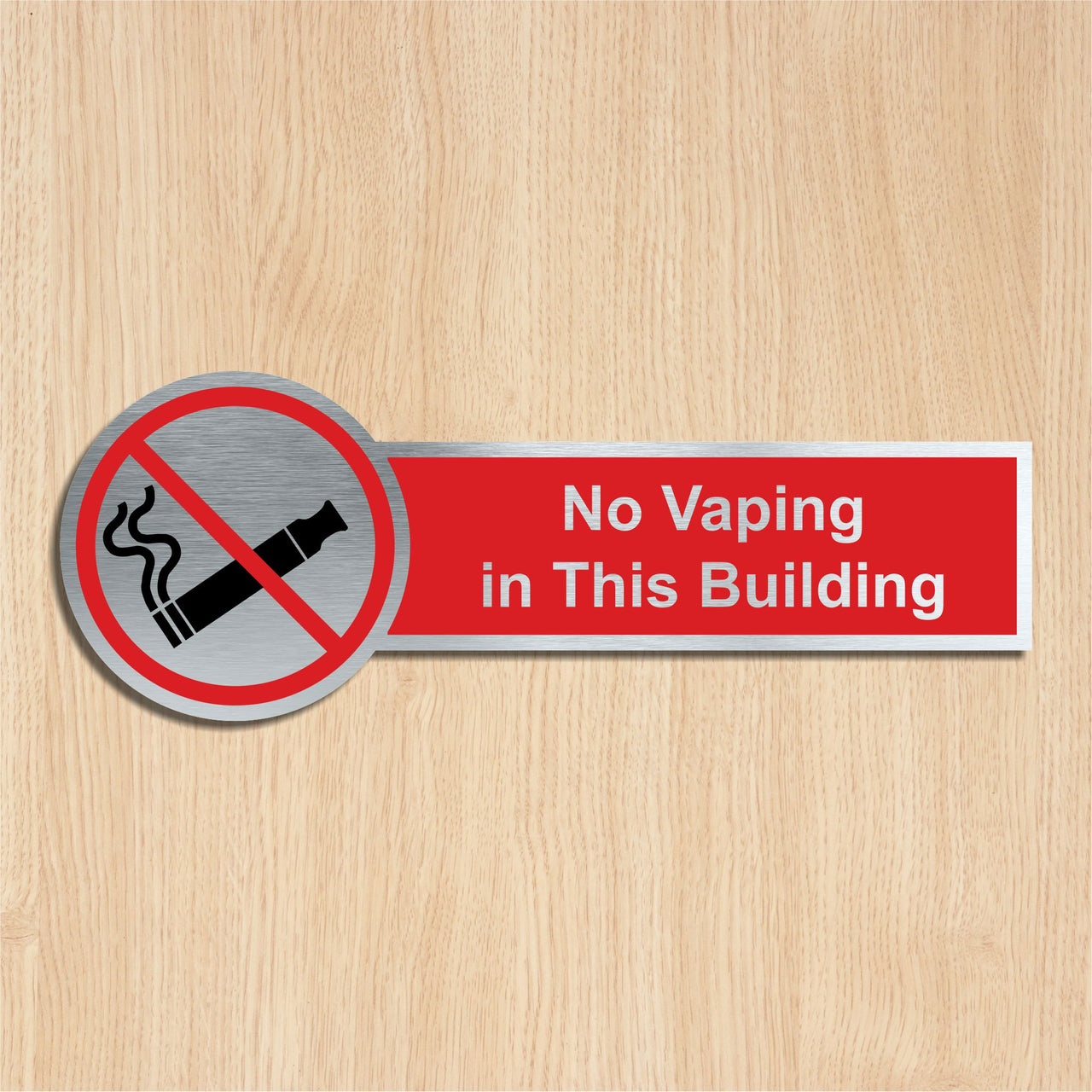 No Vaping in this Building Sign