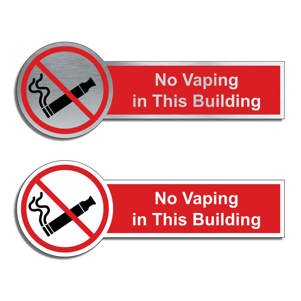 No Vaping in this Building Sign