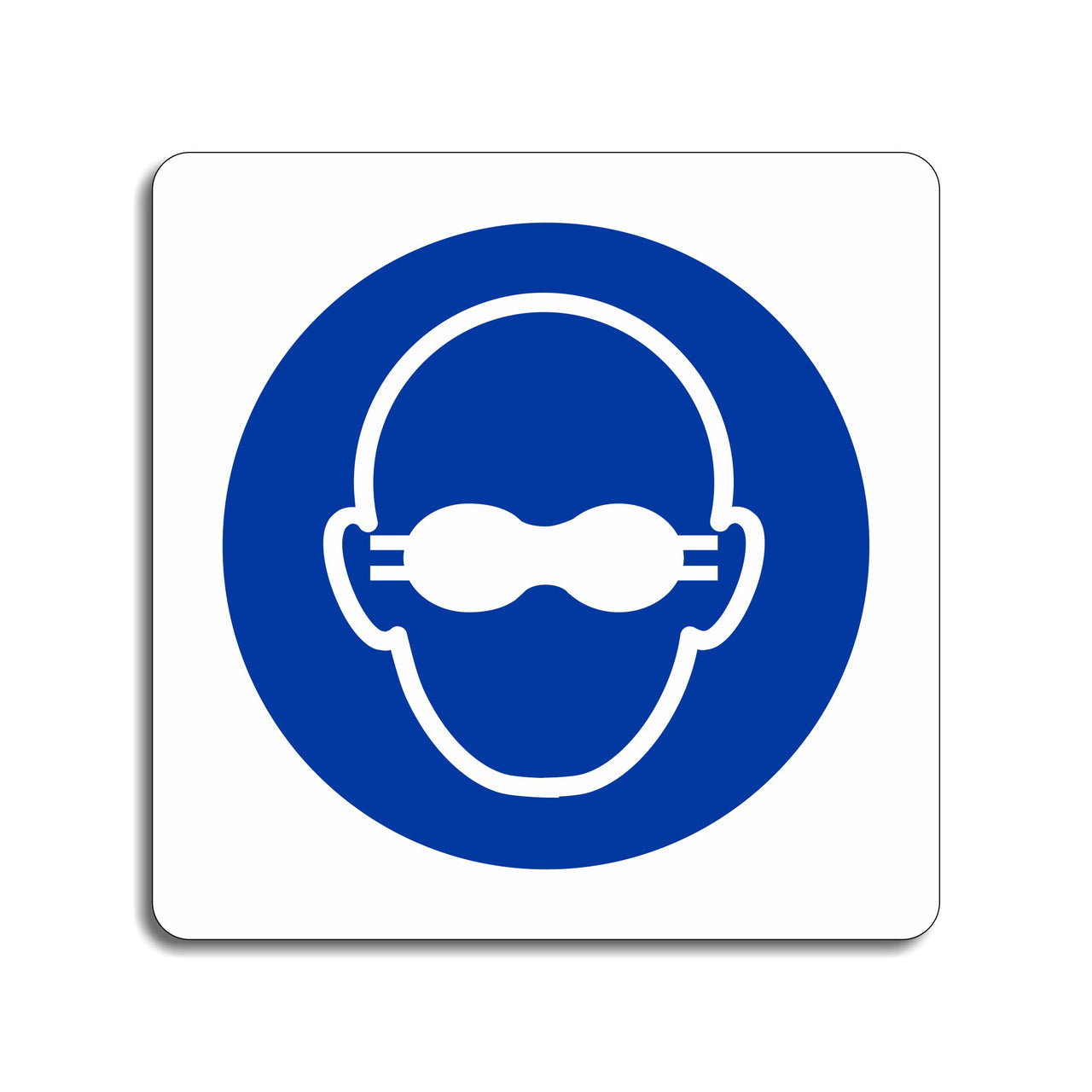 Wear Opaque Eye Protection Sign
