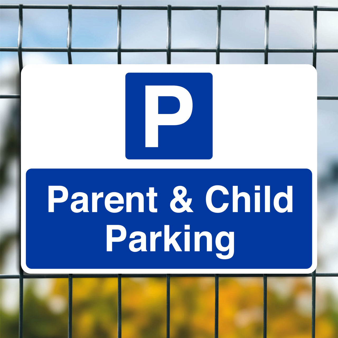 Parent & Child Parking Sign