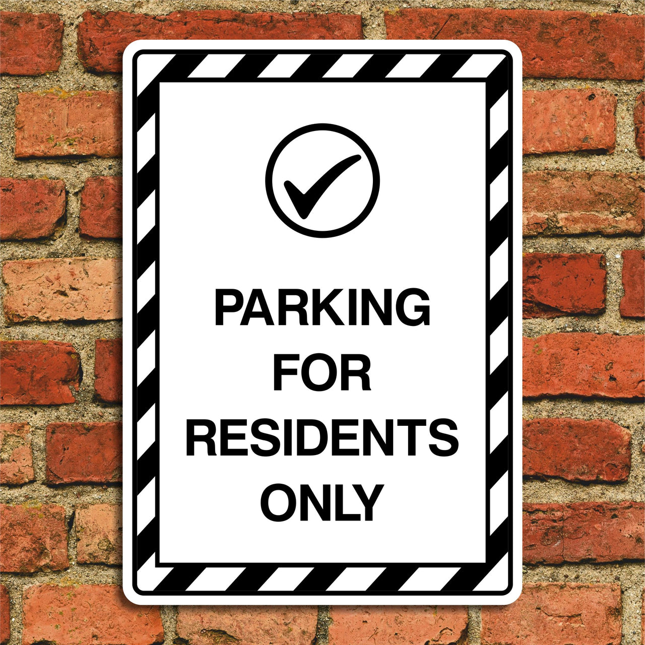 Parking For Residents Only Sign