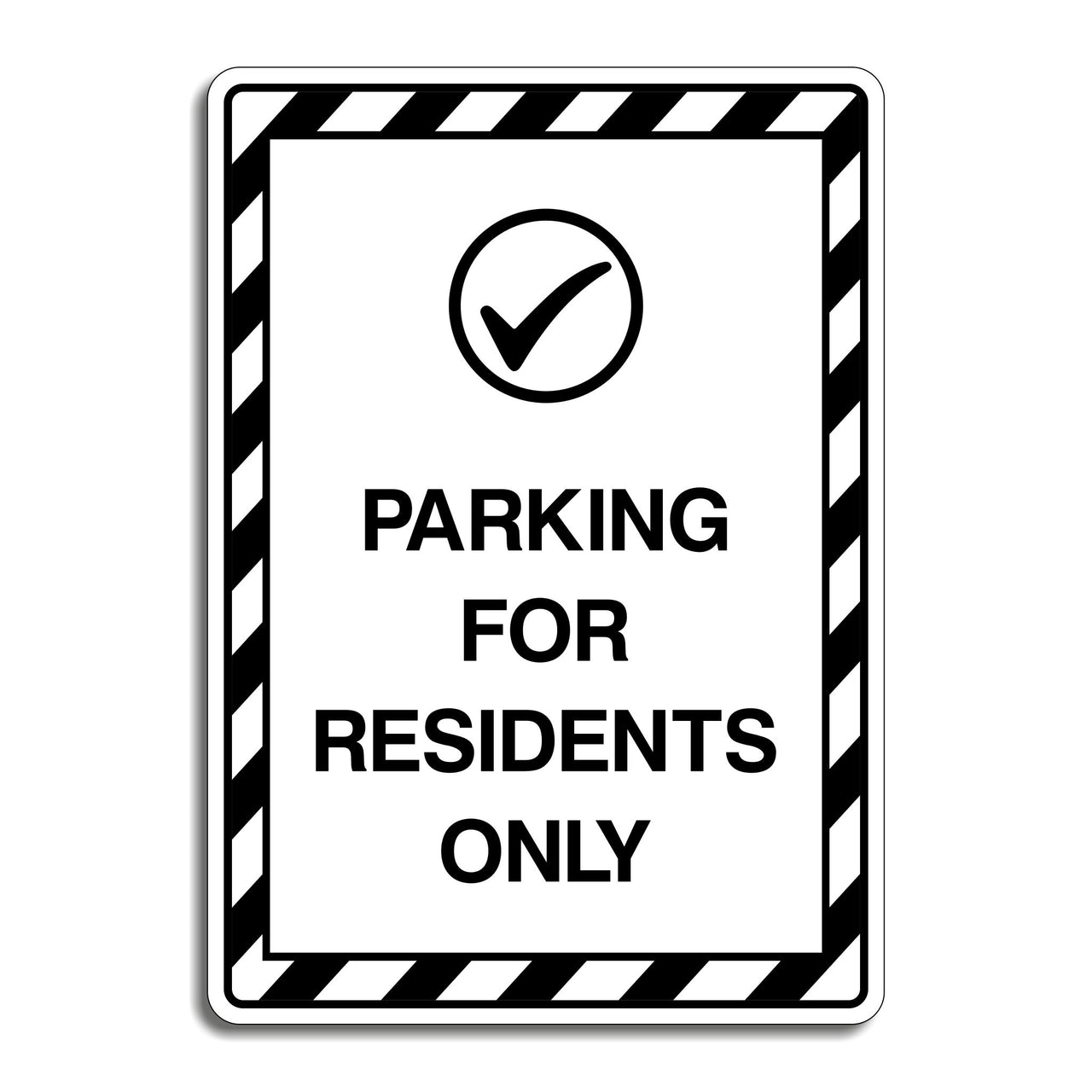 Parking For Residents Only Sign