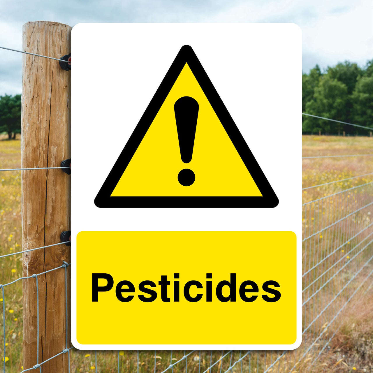 Pesticides Warning Sign